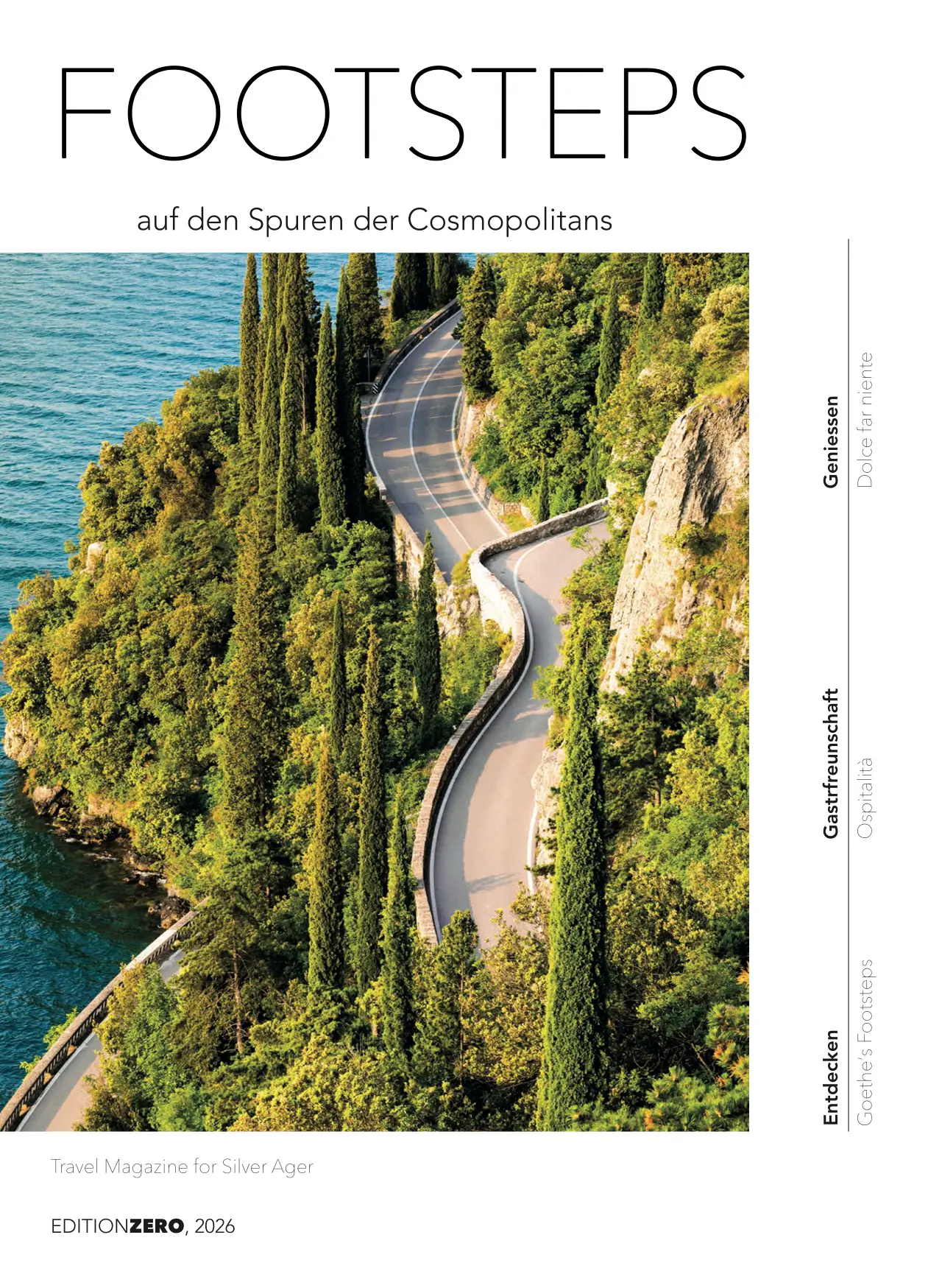 FOOTSTEPS Magazine Edition Zero Cover – Click to preview