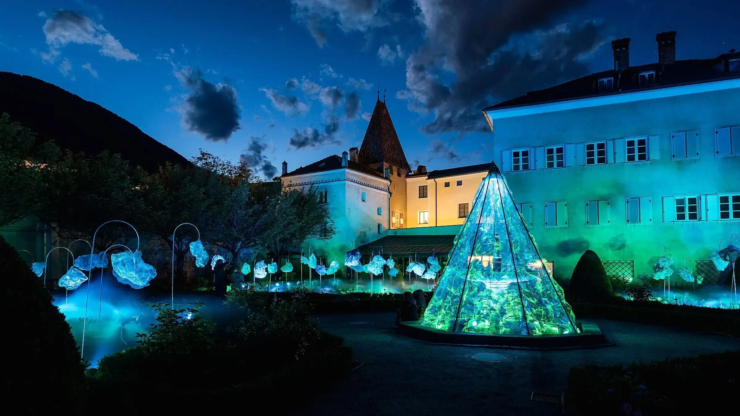 Historic cloister in Brixen