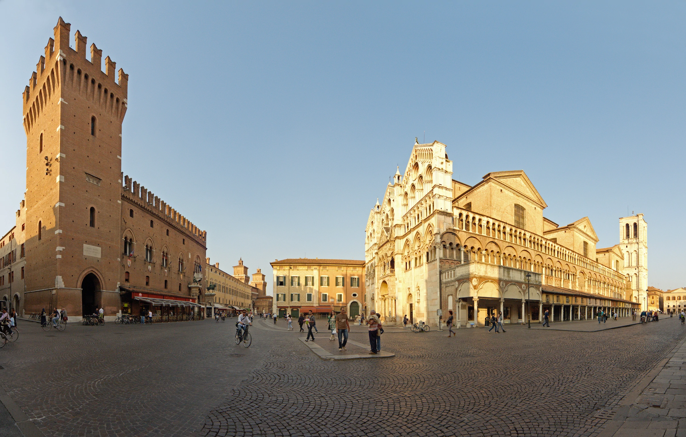 Historic arcades of Ferrara