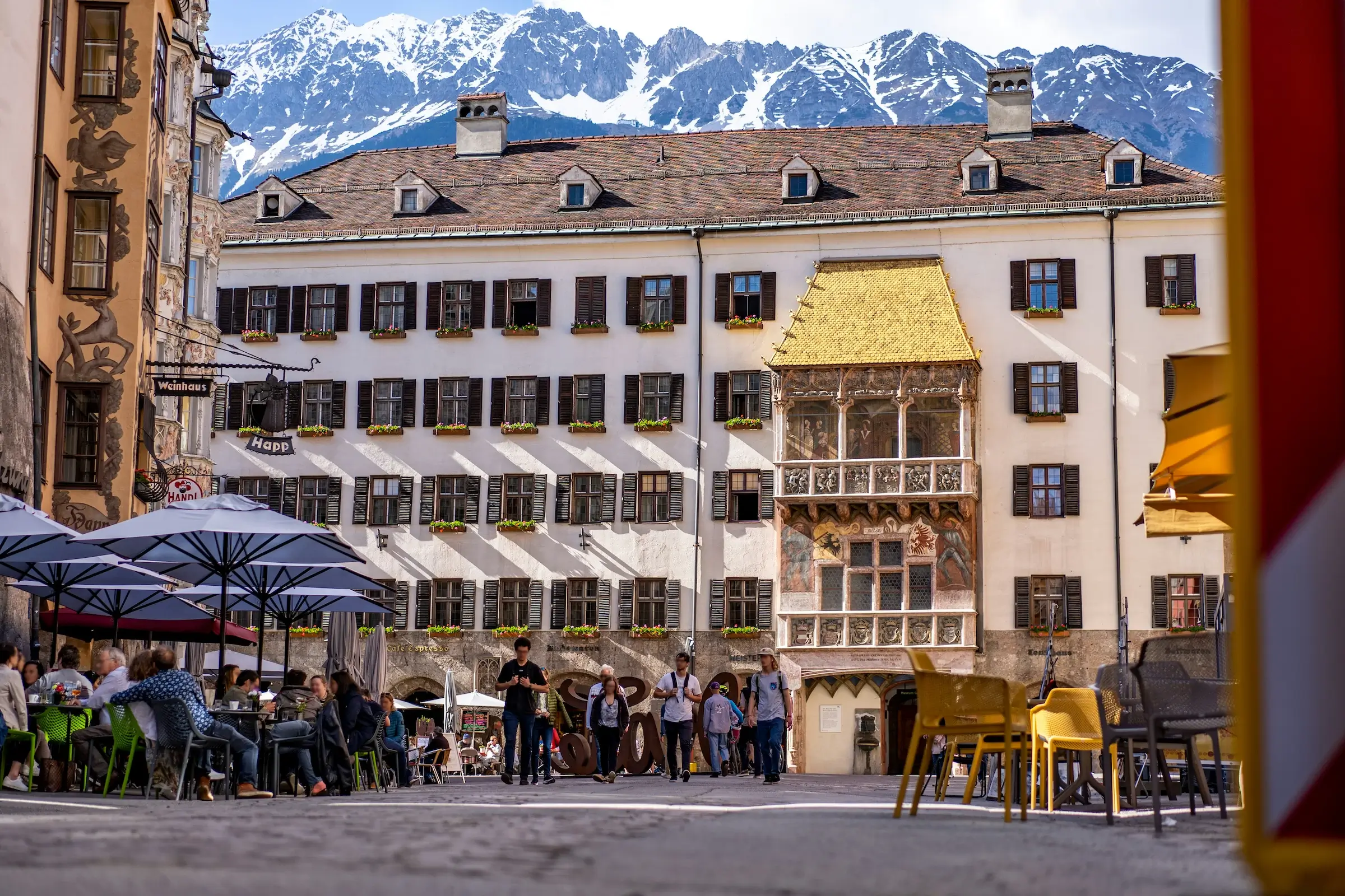 Golden hour in Innsbruck